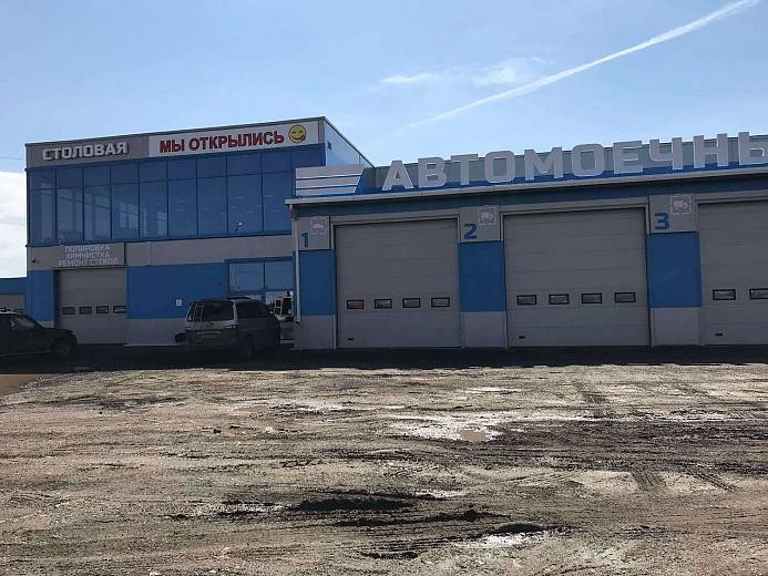 Промышленные ворота для автомойки Промышленные ворота для автомойки